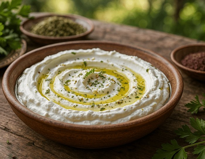 Labneh maison : recette, temps d&rsquo;égouttage et 10 idées d&rsquo;apéritifs